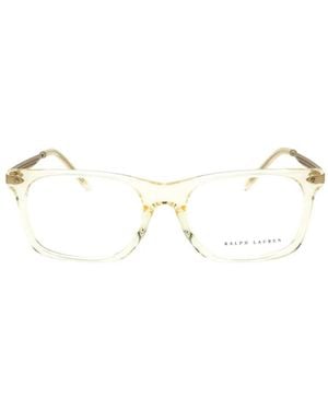 Ralph Lauren Rectangle-Frame Glasses - Natural