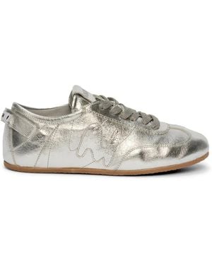 MSGM Lace-Up Sneakers - White