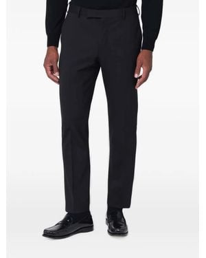 PT Torino Pressed-Crease Tailored Pants - Black