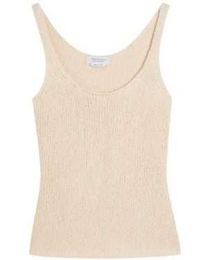 Gabriela Hearst Galena Cashmere-Knit Tank Top - Natural