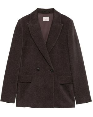 Emme Emmponte Double-Breasted Blazer - Brown