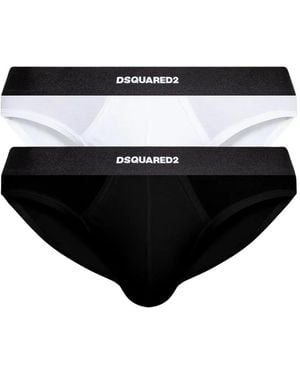 DSquared² イージーブリーフ 2枚組 - ブラック