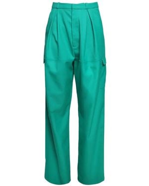LHD Pleated Cargo Pants - Green