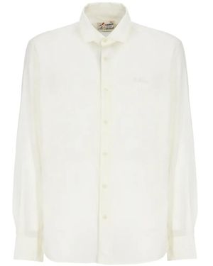 MC2 Saint Barth Logo-Embroidered Shirt - White