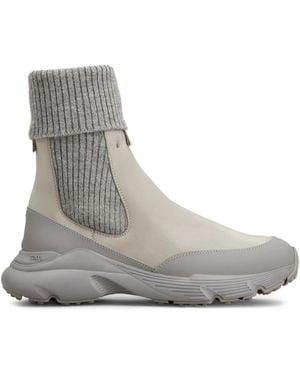 Tod's Paneled Sneakers - Gray