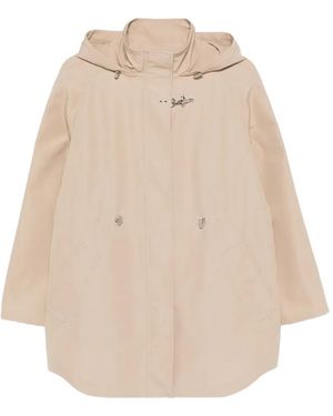 Fay フーデッド パーカーコート - ナチュラル