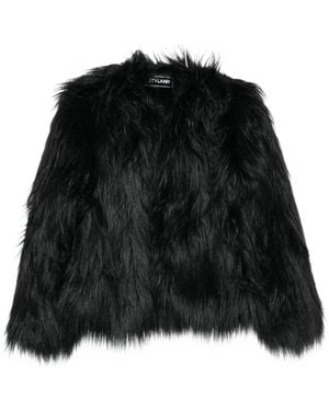 Styland Faux-Fur Jacket - Black