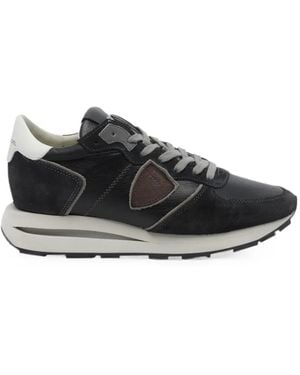 Philippe Model Tropez Haute Sneakers - Black