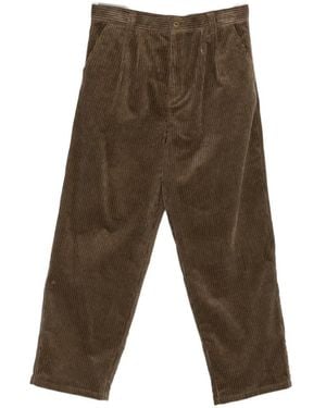 A.P.C. Pleated Corduroy Pants - Brown