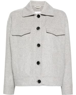 Eleventy Button-Fastening Jacket - Grey