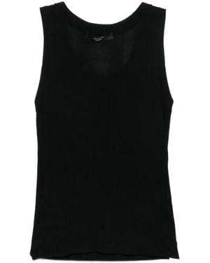 Weekend by Maxmara Ribbed Top - Black