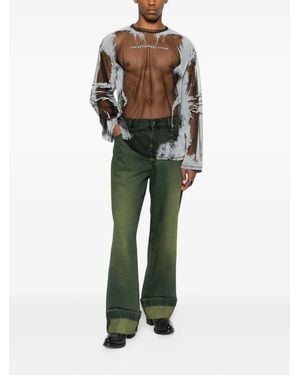 DIESEL T-Shirt À Imprimé Abstrait - Vert