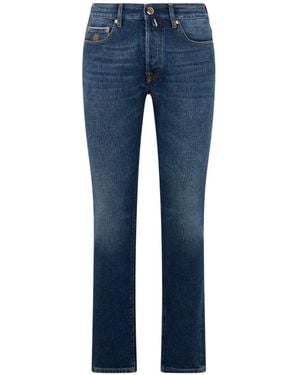 Moorer Five-Pocket Jeans - Blue