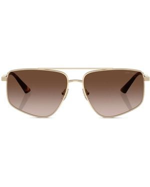 Jimmy Choo Occhiali Da Sole Squadrati - Marrone