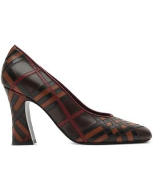 Burberry 90Mm Trinket Pumps - Brown