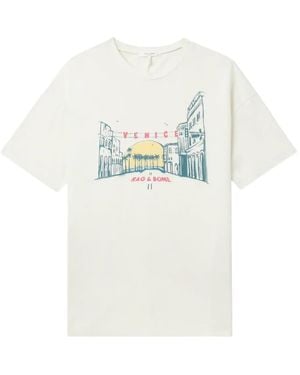 Rag & Bone Graphic-Print T-Shirt - White