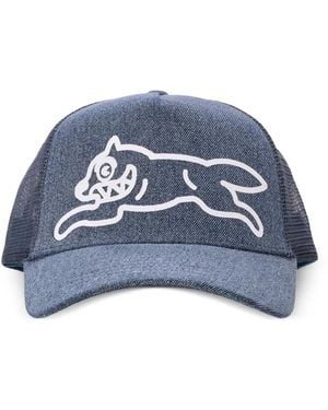 ICECREAM Wolf-Print Trucker Cap - Blue