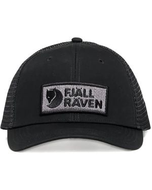 Fjallraven Cappello Da Baseball Con Logo - Nero