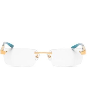 Maybach Lunettes De Vue À Monture Ronde - Blanc