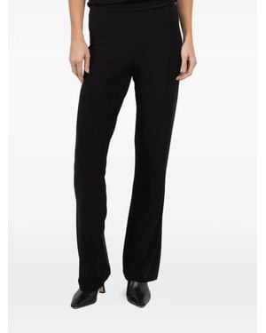 Norma Kamali Bootcut Broek - Zwart