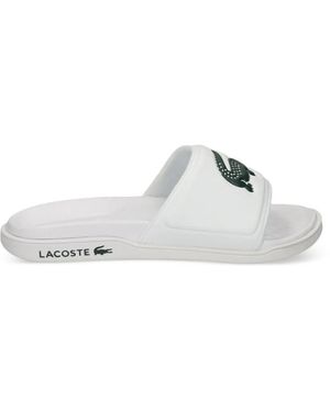 Lacoste Logo Slide - White