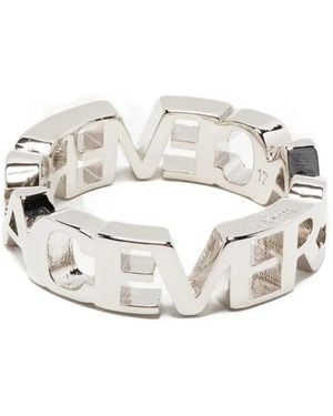 Versace Ring Met Logo - Wit