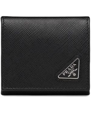 Prada Logo Coin Purse - Black