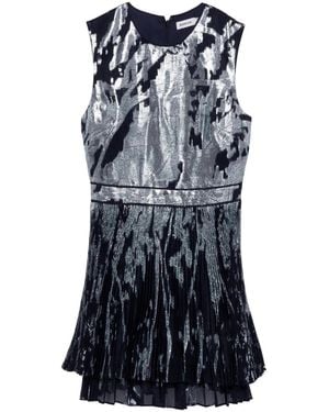 Jonathan Simkhai Mini-Jurk Met V-Hals - Blauw