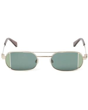 Off-White c/o Virgil Abloh Lynn Rectangle Sunglasses - Green