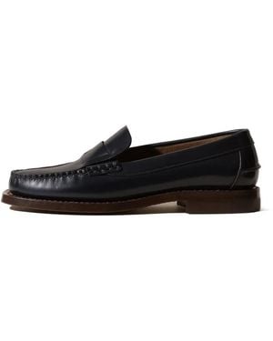 Hereu Interlaced-Detail Slip-On Loafers - Black