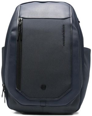Piquadro Sac À Dos À Fermeture Zippée - Grey