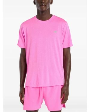 New Balance Essential Logo Detail T-Shirt - Pink