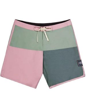 Picture Andy Heritage S 17 Colour-Block Swim Shorts - Grey