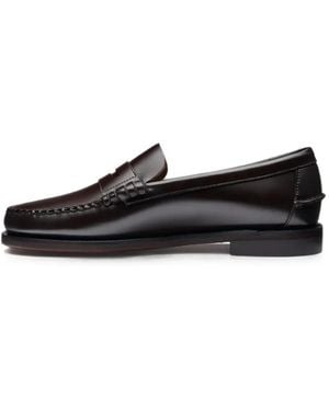 Sebago Dan Leather Loafers - Black
