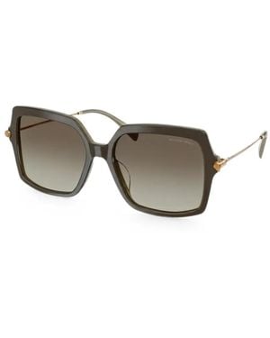 Michael Kors Geometric-Frame Sunglasses - Metallic