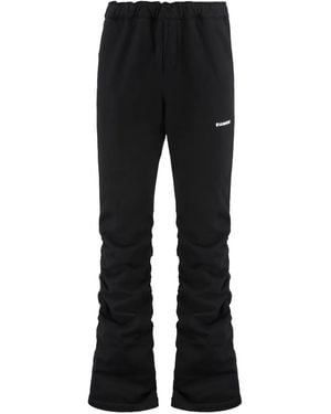 B1ARCHIVE Ruched-Detail Track Pants - Black
