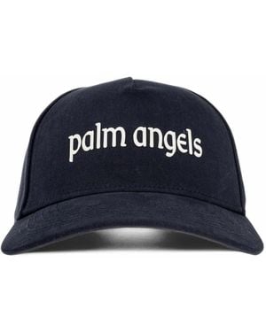 Palm Angels Cappello Da Baseball Con Stampa - Blu