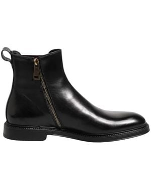 Dolce & Gabbana Klassische Chelsea-Boots - Schwarz