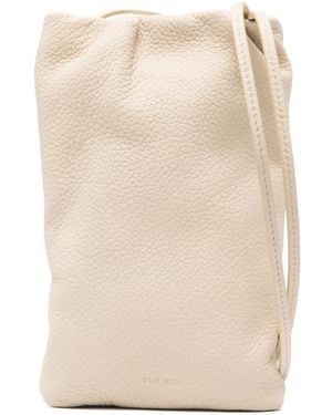 The Row Grained-Leather Phone Case - Natural