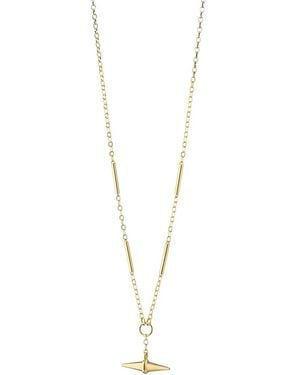 Monica Rich Kosann Points North Toggle Necklace - White