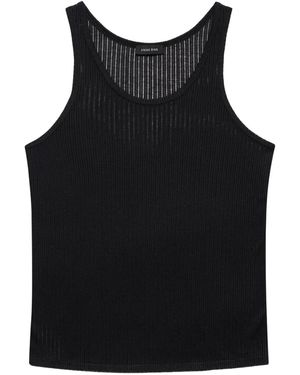 Anine Bing Eugene Tank - Black