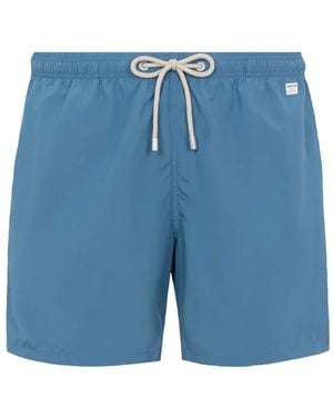 MC2 Saint Barth Drawstring Beach Shorts - Blue