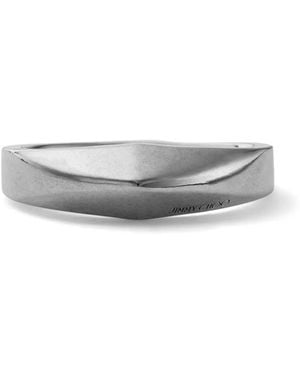 Jimmy Choo Anillo de sello Diamond - Blanco