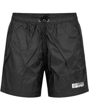 Philipp Plein Badeshorts Mit Kordelzug - Schwarz