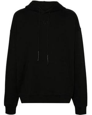 44 Label Group Sudadera Con Capucha Y Logo - Negro
