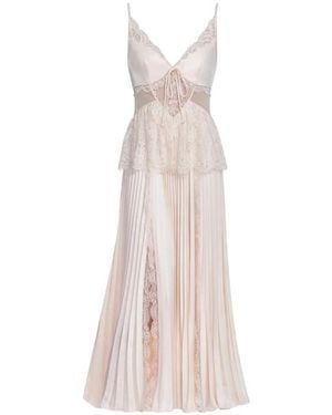 abrielle lace maxi dress Irina Floral Lace Paneled Maxi Lemon / Small main image 0