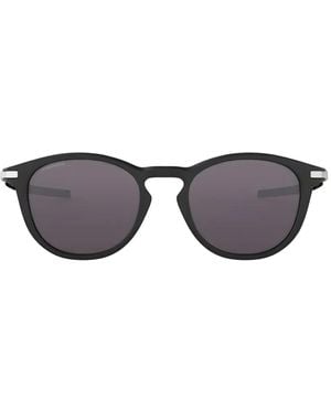 Oakley Pitchman R Round-Frame Sunglasses - Grey