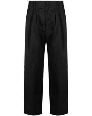 Yohji Yamamoto X New Era Pleat-Detail Trousers - Black