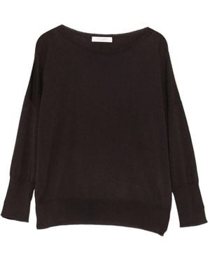Incotex Jersey con cuello barco - Negro