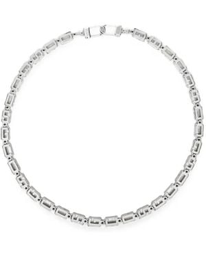 Gcds Cube-Chain Necklace - White